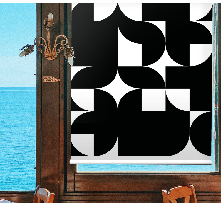 Energetic Geometric Arrangements modern blind - TenStickers