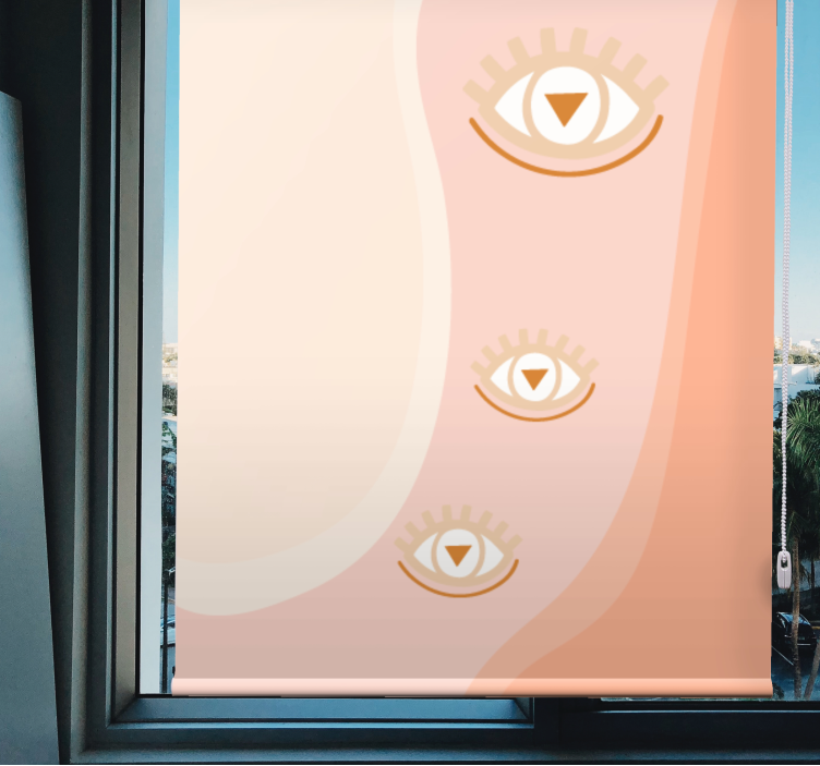 Eyes in Soft Waves blind original - TenStickers