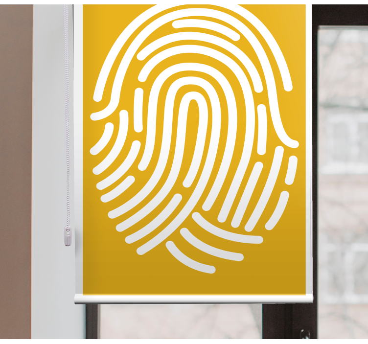 Fingerprint abstract art Blind painting - TenStickers