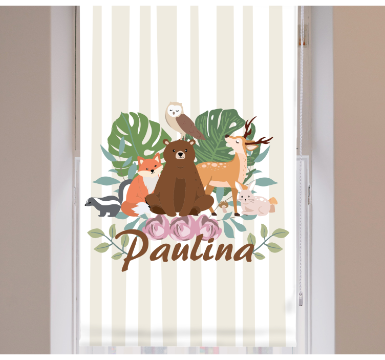 Forest Animal Collection animals blind - TenStickers