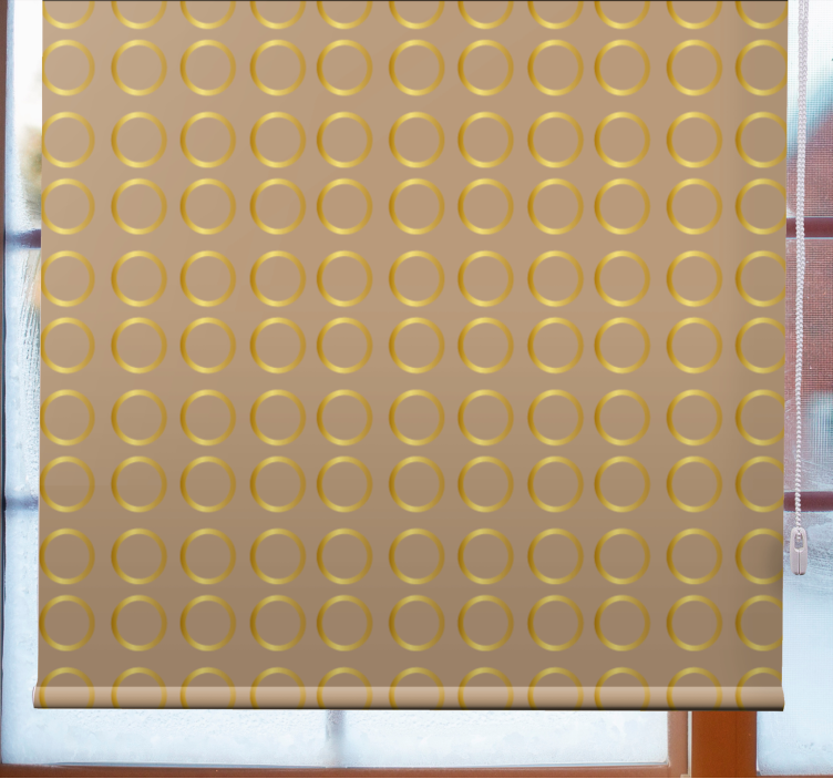 Geometric Circle Theme pattern roller blind - TenStickers
