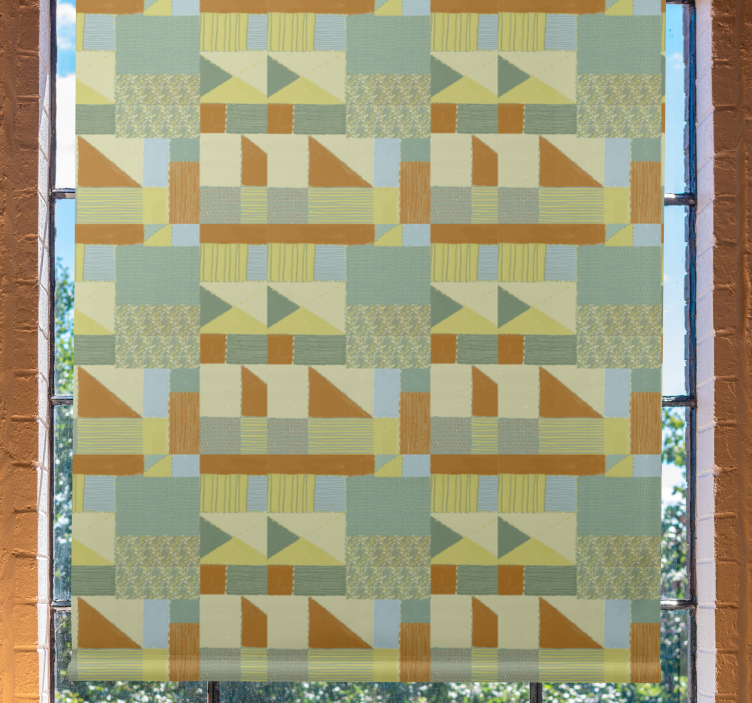 Geometric Shape Exploration modern blind - TenStickers