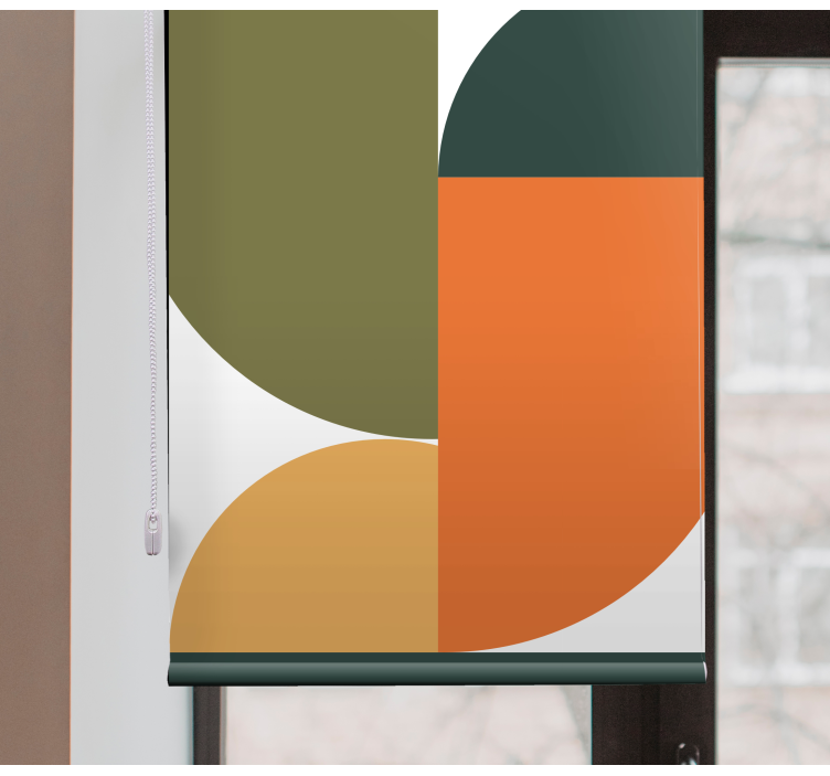 Geometric Shape Fusion modern blind - TenStickers