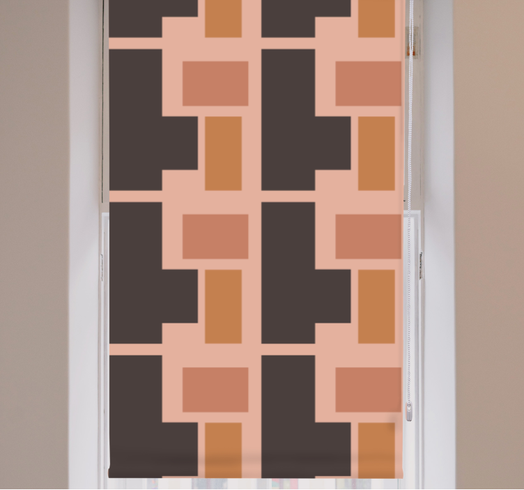 Geometric Shape Pattern modern blind - TenStickers