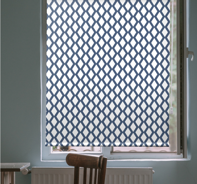 "Hampton Style" Diamond pattern  Modern blind - TenStickers