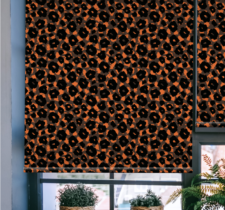 Leopard Motif animals blind - TenStickers
