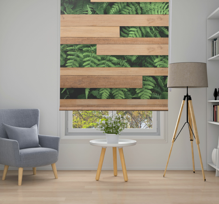Lush Greenery Overlay tree blind - TenStickers