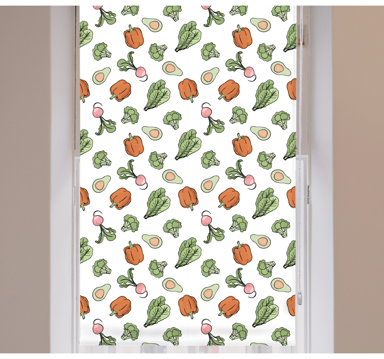 Pepper and avocados Fruit and vegetable blind - TenStickers