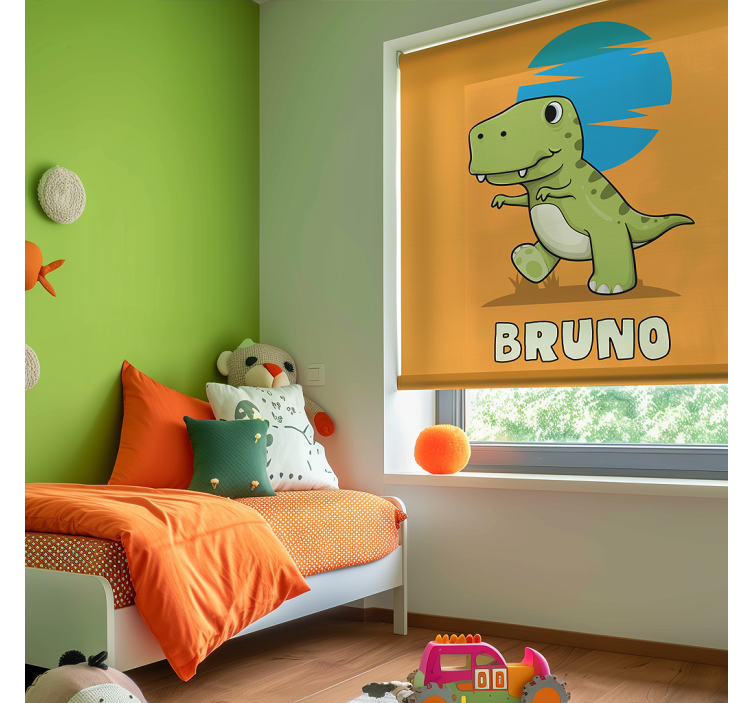 Personalized Dinosaur dinosaur blind - TenStickers