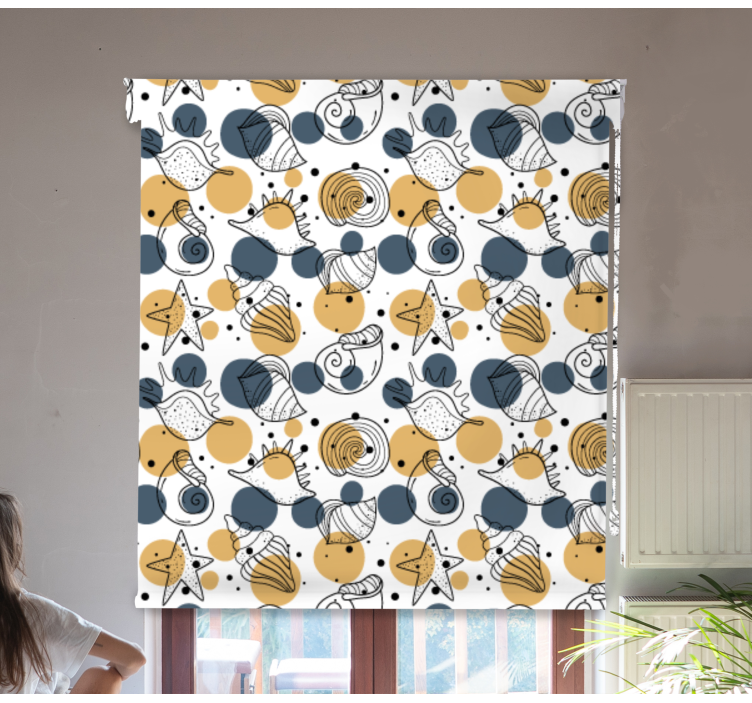 Abstract sea life animals blind - TenStickers
