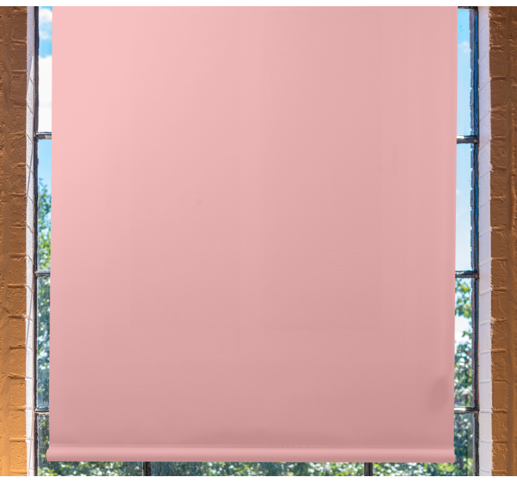 Soft Pink Hue blackout roller blind - TenStickers