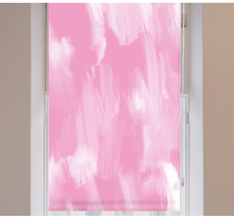 Soft Pink Strokes pattern roller blind - TenStickers