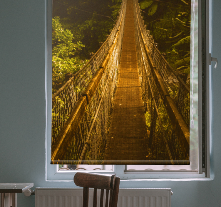 Suspension bridge path blind original - TenStickers