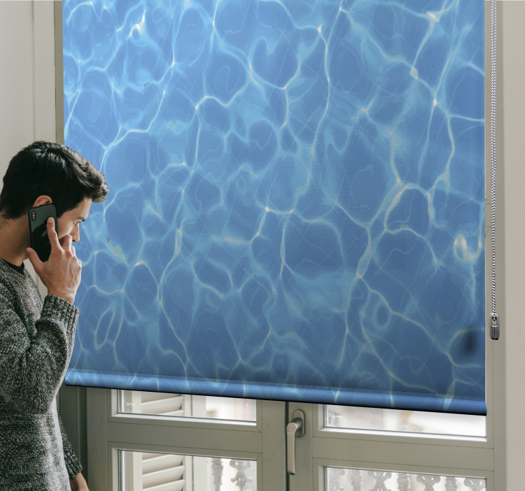 Water texture and pattern blind - TenStickers