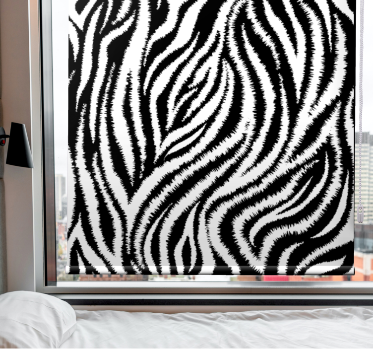 Zebra Stripe Concept animals blind - TenStickers