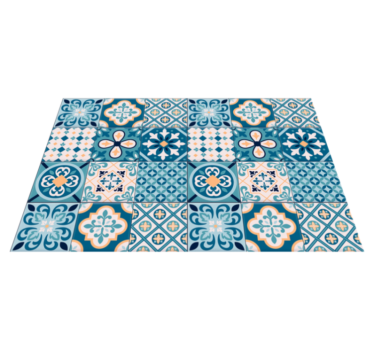 Turquoise Hydraulics original placemats - TenStickers