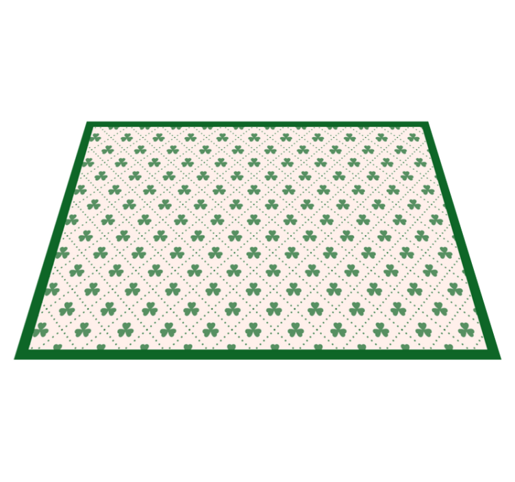 Green vintage pattern  original placemats - TenStickers