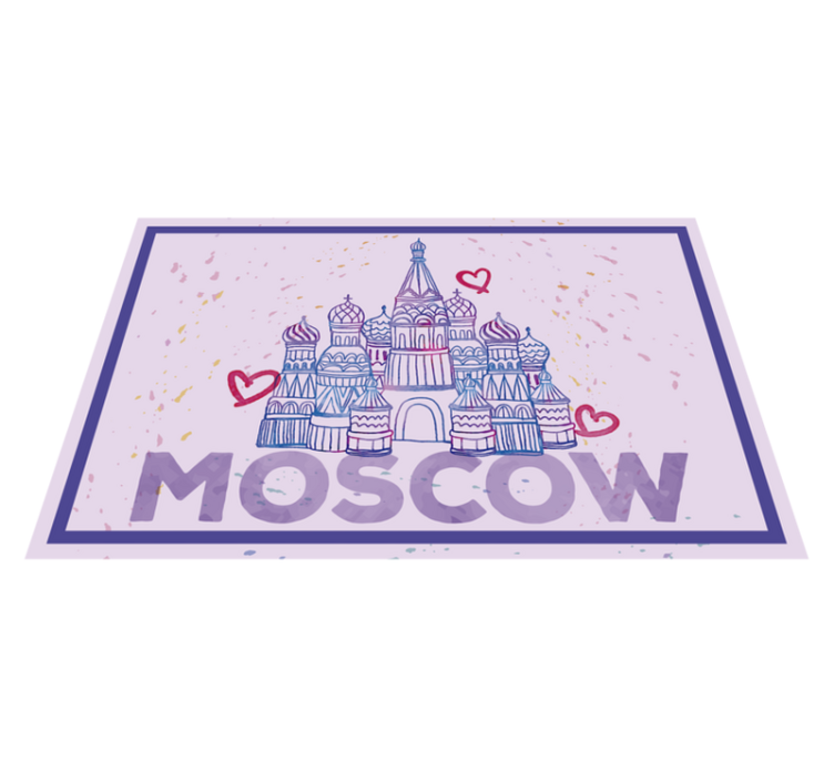 Original placemats moscow landmark design - TenStickers