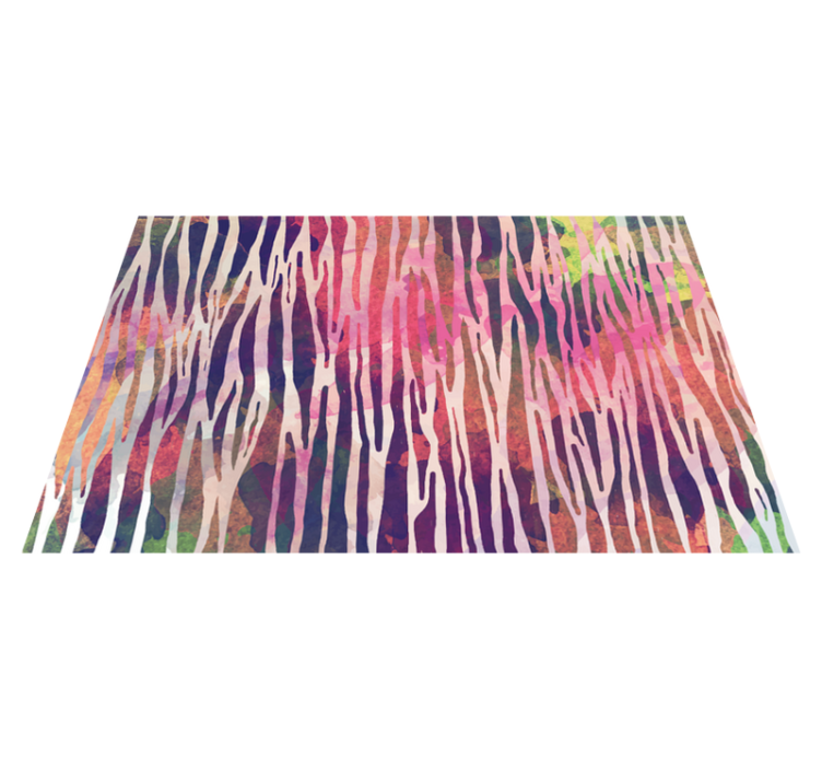 Textured placemats in abstract colorful stripes - TenStickers