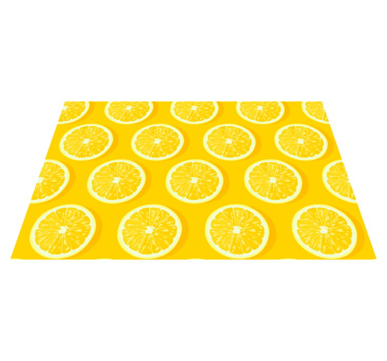 Original placemats bright lemon slices - TenStickers