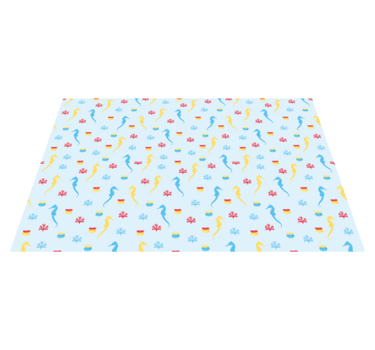 Original placemats colorful underwater design - TenStickers