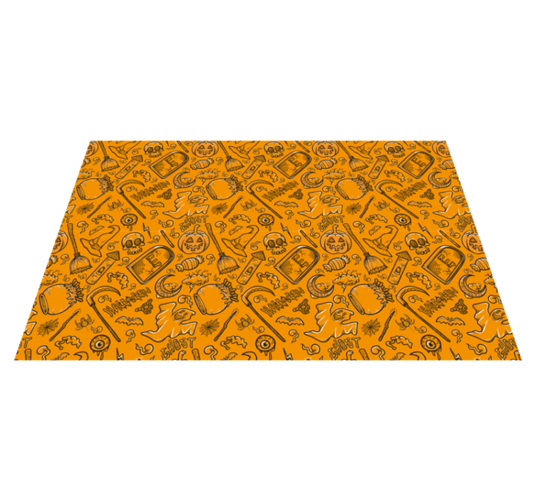 Halloween placemats with spooky halloween designs - TenStickers