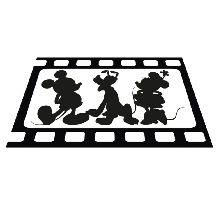 Mickey and Minney and Pluto children placemats - TenStickers