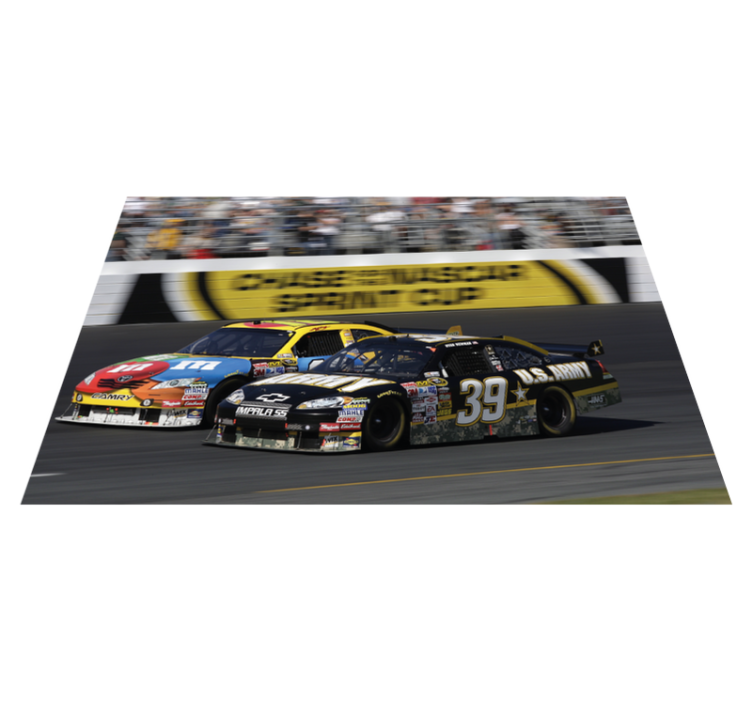 Placemat for home racing car adventure - TenStickers