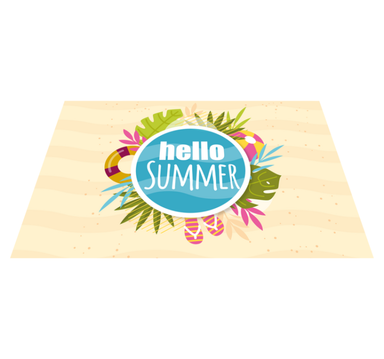 Original placemats summer vibes - TenStickers