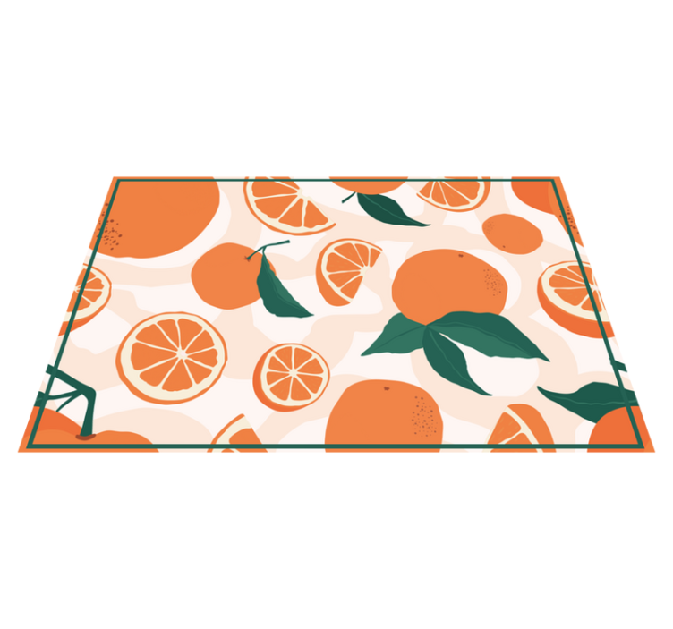 Original placemats citrus slice design - TenStickers