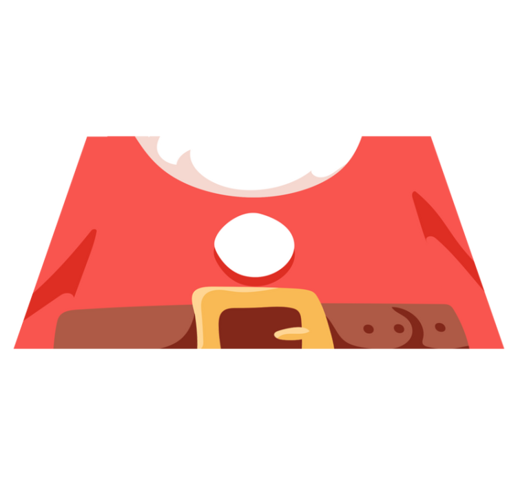 Christmas placemats santa claus t-shirt design - TenStickers