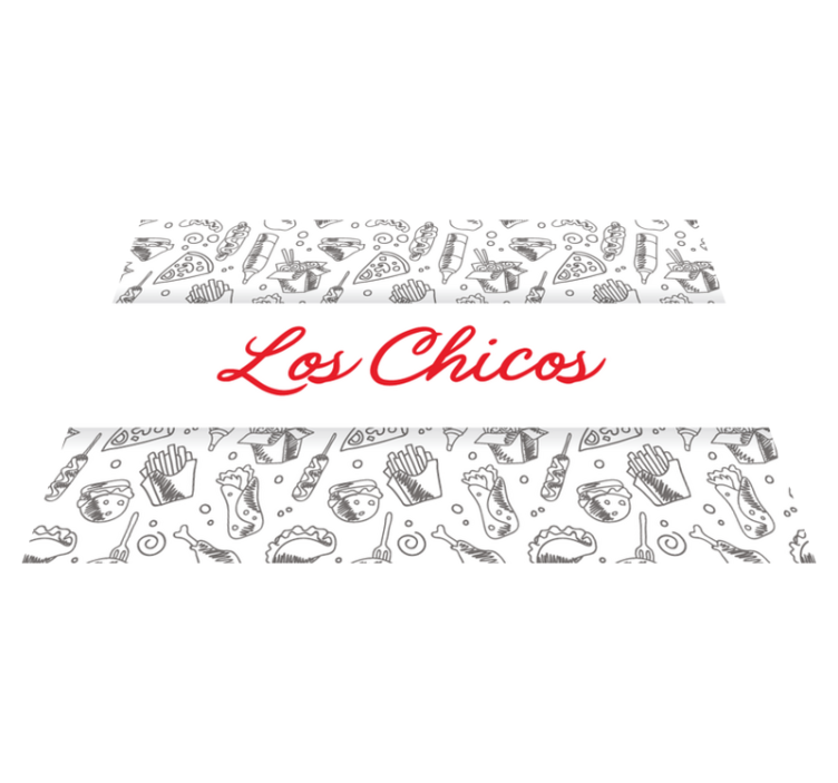 Children placemats fun food illustrations - TenStickers