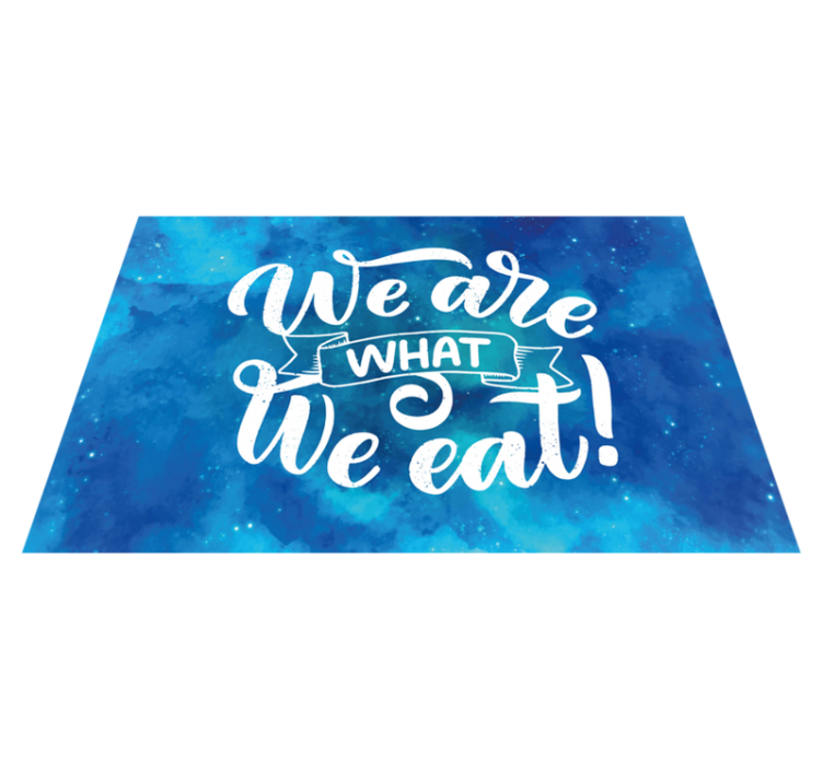 Placemats with quote inspirational quote decor - TenStickers