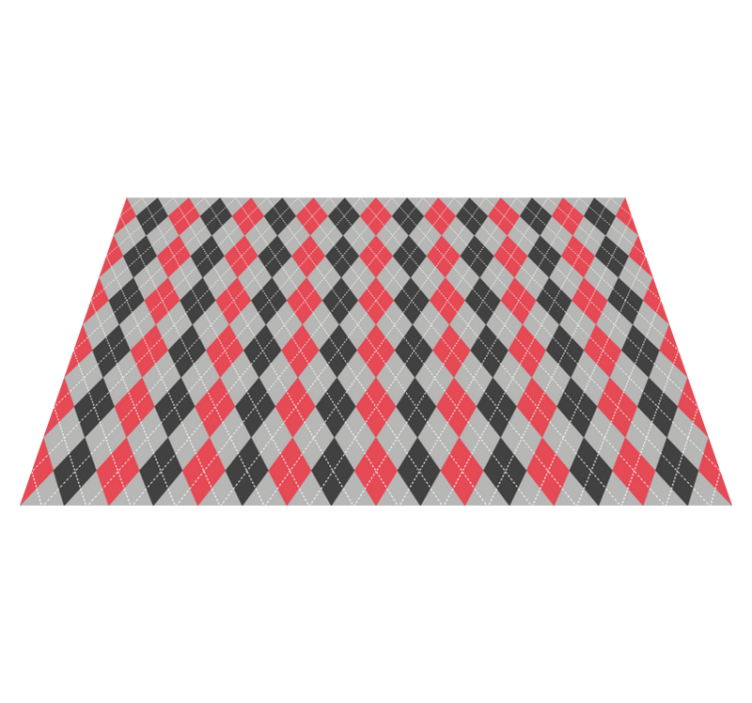 Textured placemats with geometric argyle design - TenStickers