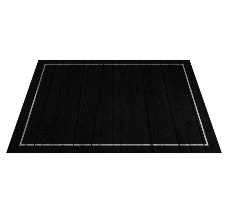 Textured placemats with elegant black surface - TenStickers