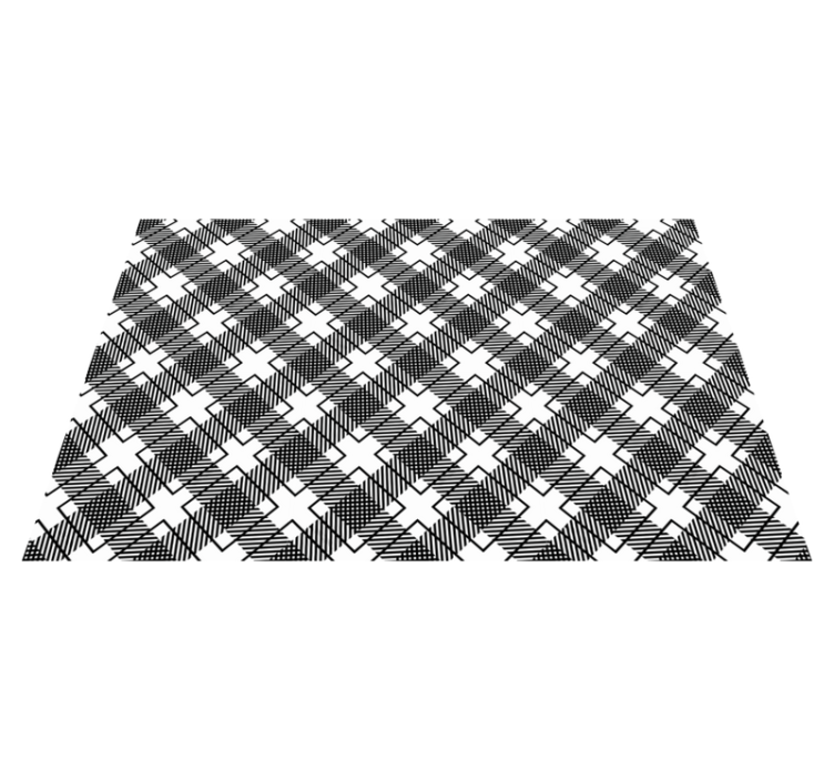 Textured placemats with geometric surface design - TenStickers