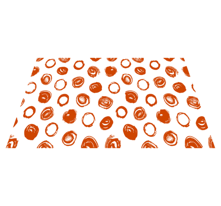 Textured placemats with circular brushstroke design - TenStickers