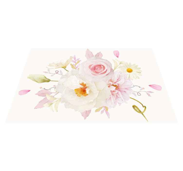 Original placemats floral arrangement joy - TenStickers