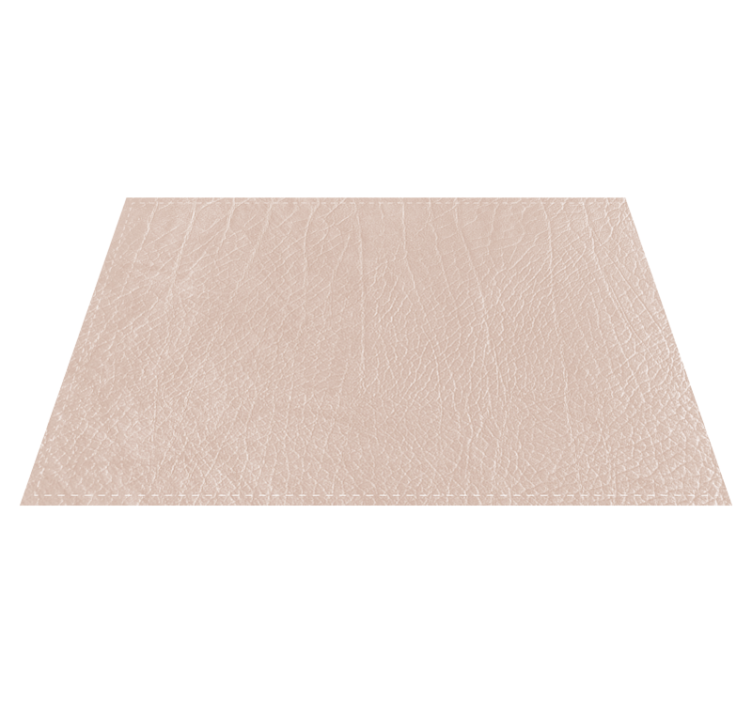Beige leather effect textured placemats - TenStickers