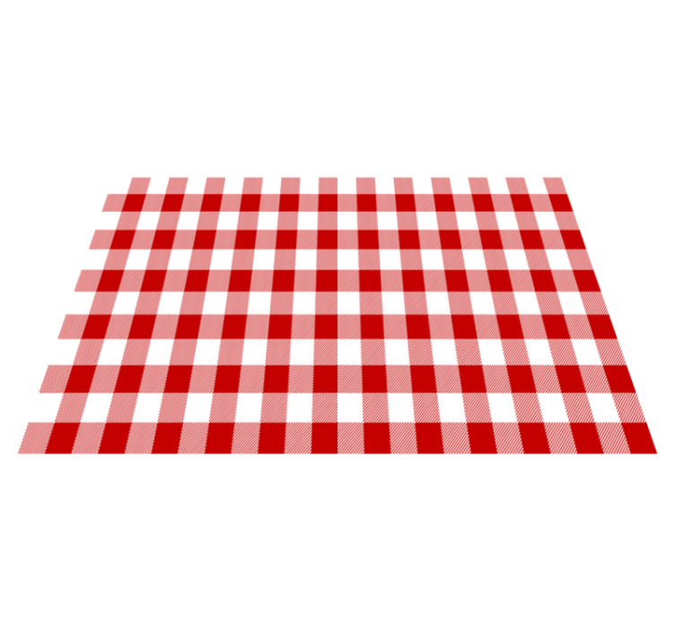 Restaurant placemats in classic checked design - TenStickers