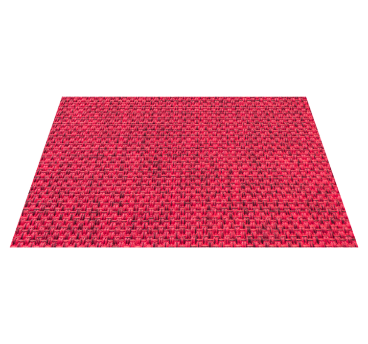 Red fabric texture elegant placemats - TenStickers