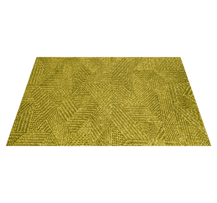 Textured placemats in textured green surface - TenStickers