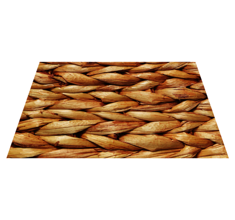 Textured placemats braided natural mat - TenStickers