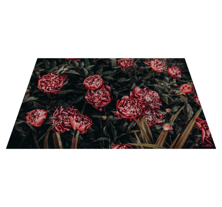 Textured placemats with lively flower design - TenStickers