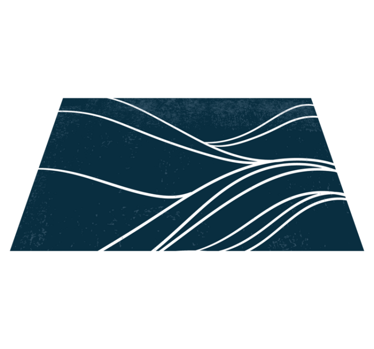 Modern placemats elegant wave design - TenStickers