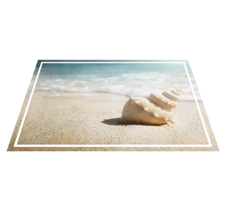 Elegant shell display original placemats - TenStickers