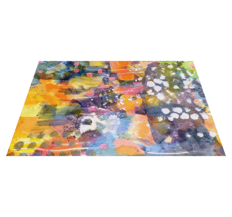 Textured placemats in vibrant color splash - TenStickers