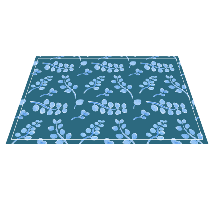 Textured placemats with botanical leaf design - TenStickers