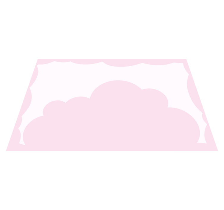 Children placemats cloud theme background - TenStickers