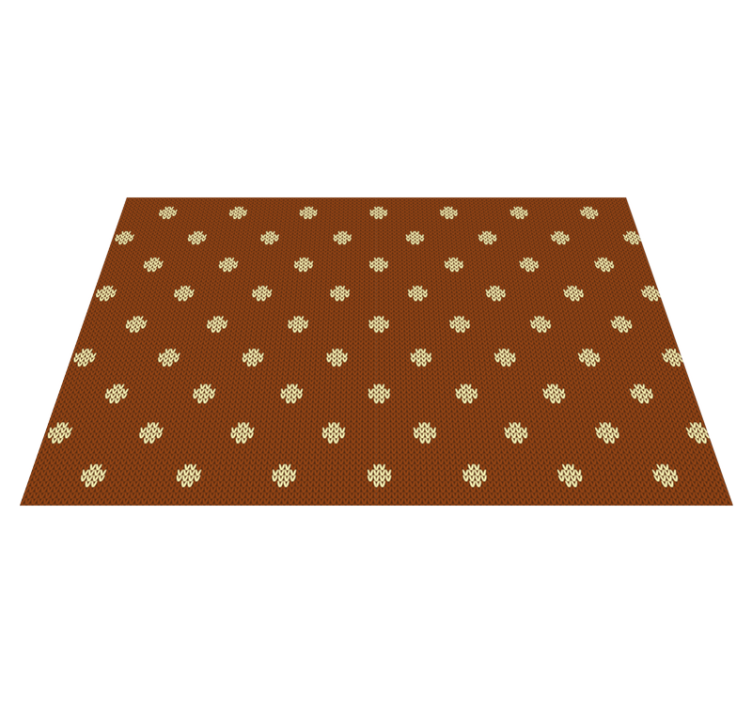 Textured placemats with textured dot pattern - TenStickers